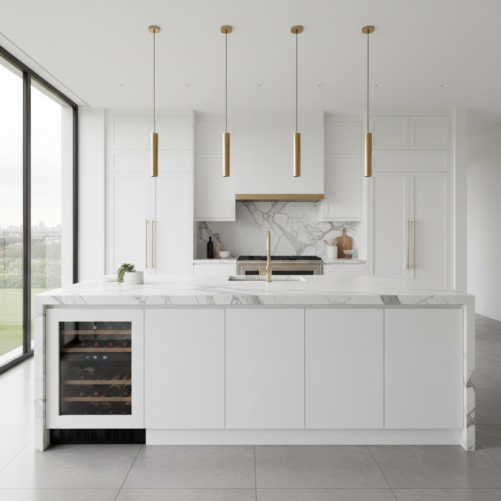 Luxury kitchen with Viking-style appliances